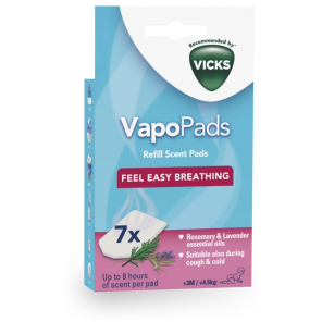 VICKS Vapopads 7 Recharges Parfumées Romarin Lavande