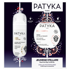 PATYKA Lift Essentiel Crème Lift-Éclat Fermeté Bio 50 ml + Clean Mousse Nettoyante Perfectrice Bio 100 ml Offerte