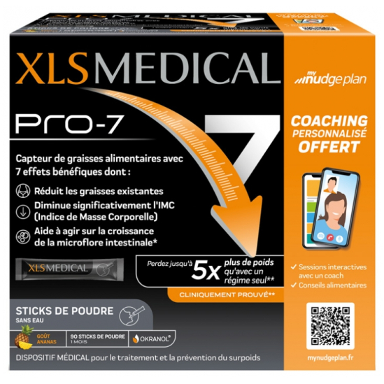 XLS Medical Pro-7 Aide à la Perte de Poids 90 Sticks