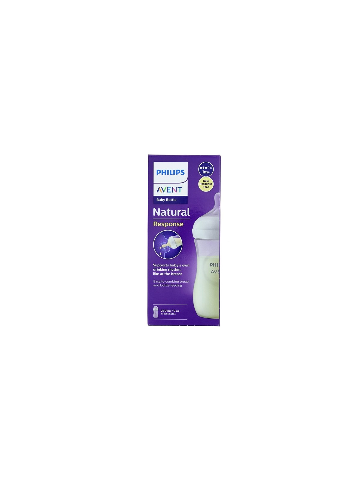AVENT Biberon Natural Response 1m+ 260ml