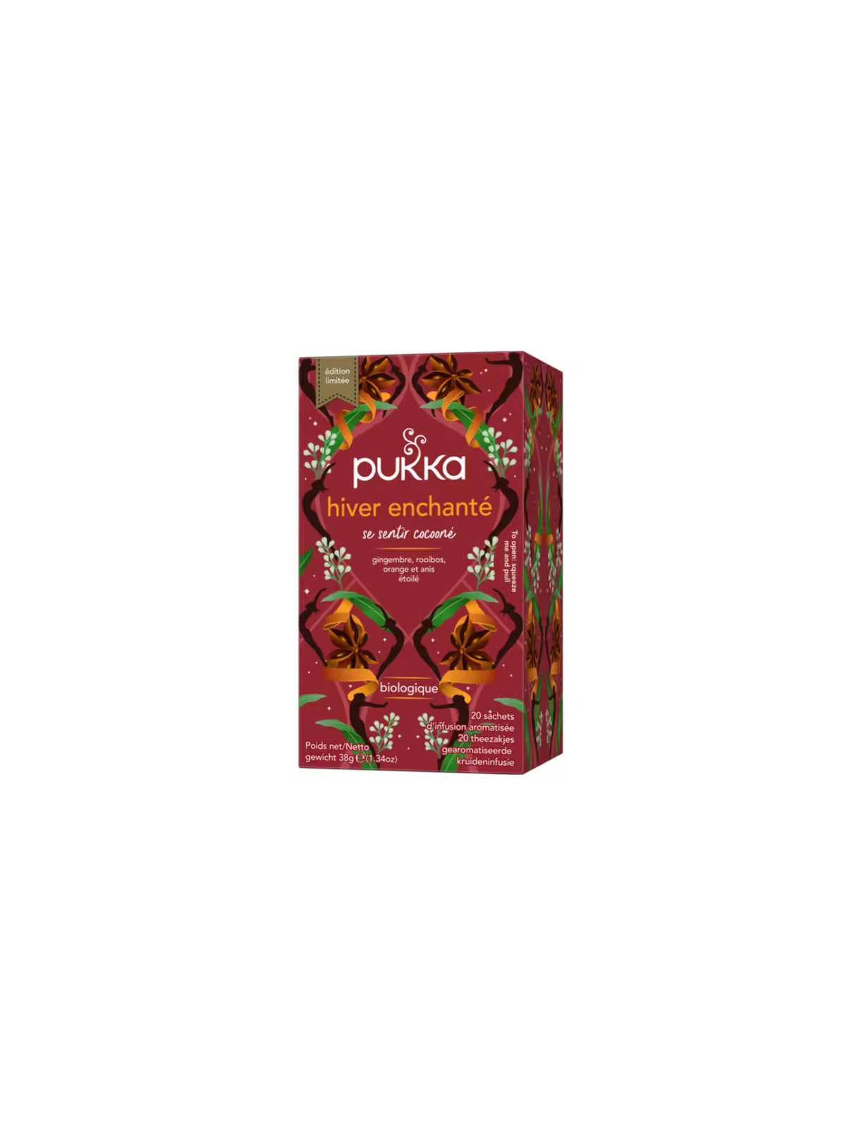 PUKKA Hiver Enchanté 20 sachets d'infusion aromatisée