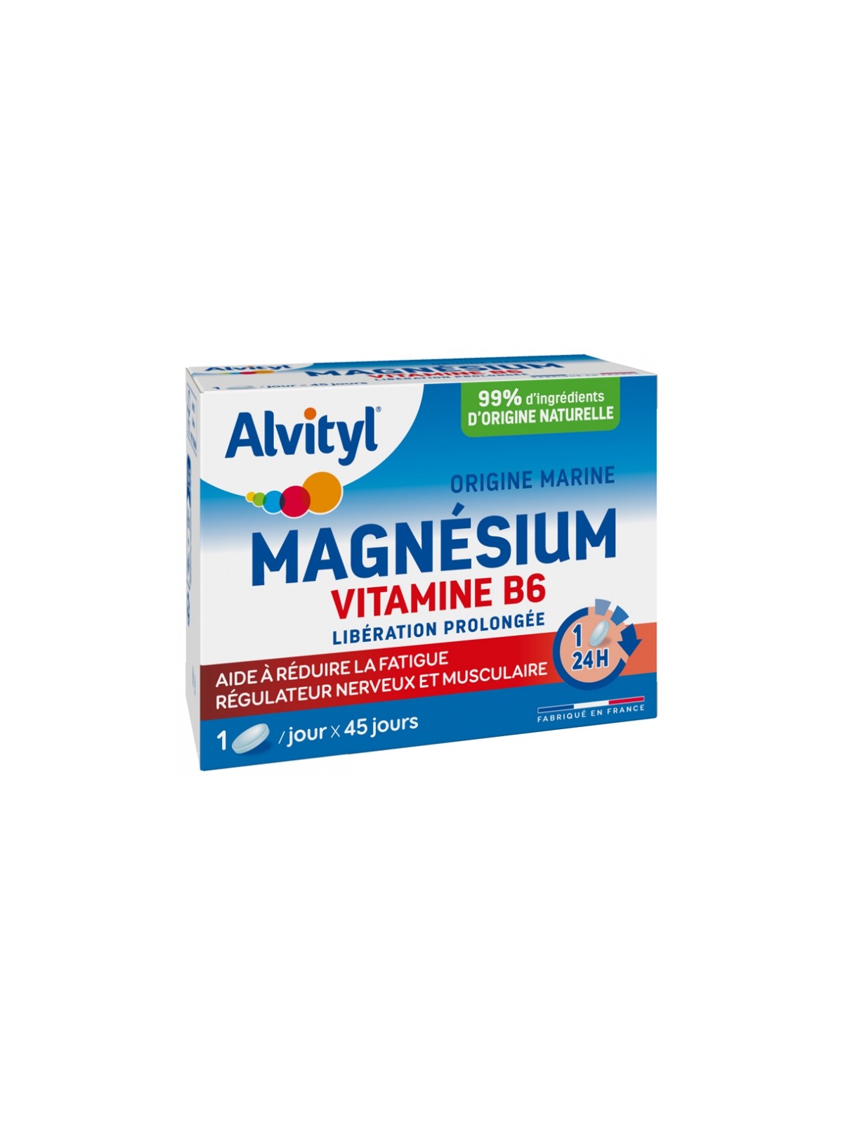 ALVITYL Magnésium Vitamine B6 45 Comprimés