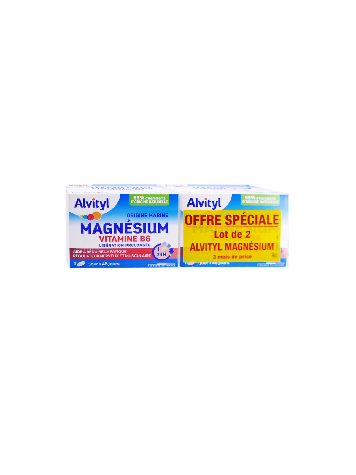 ALVITYL Magnésium Vitamine B6 2x45 Comprimés