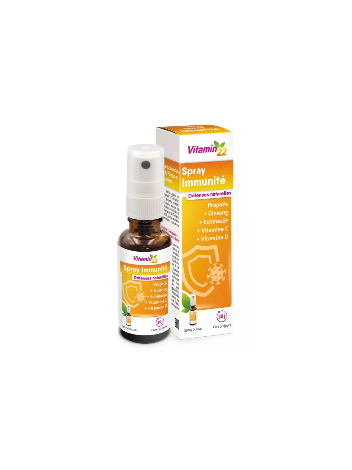 VITAMIN 22 Spray Immunité 20ml