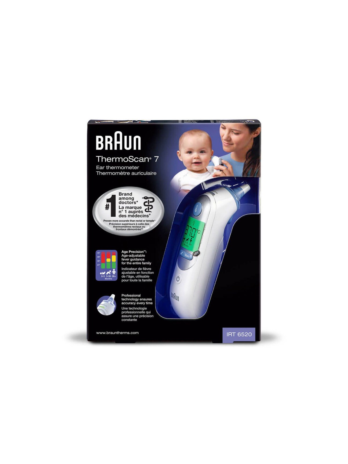 BRAUN THERMO THERMSCAN 7 AURICUL 6520