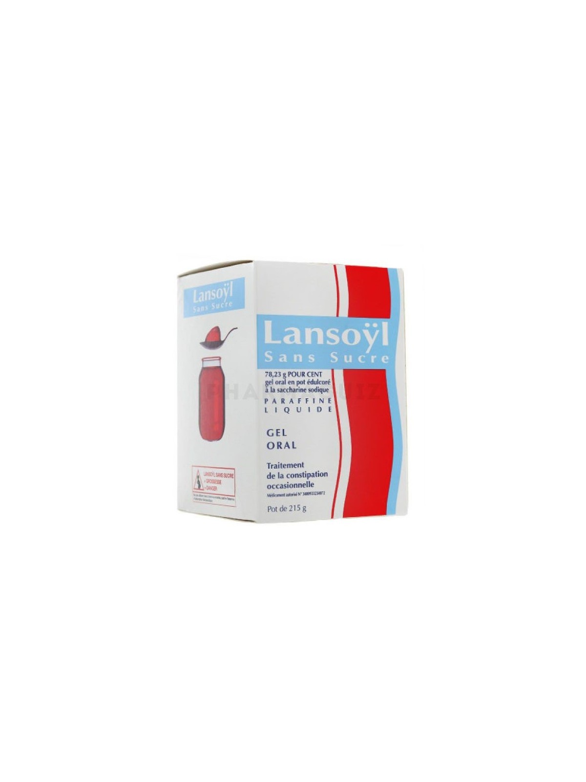Lansoyl gel oral sans sucre 215g