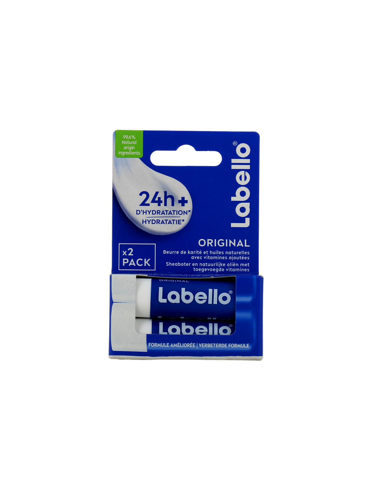 LABELLO Stick Classic Soin des lèvres 2x4,8g