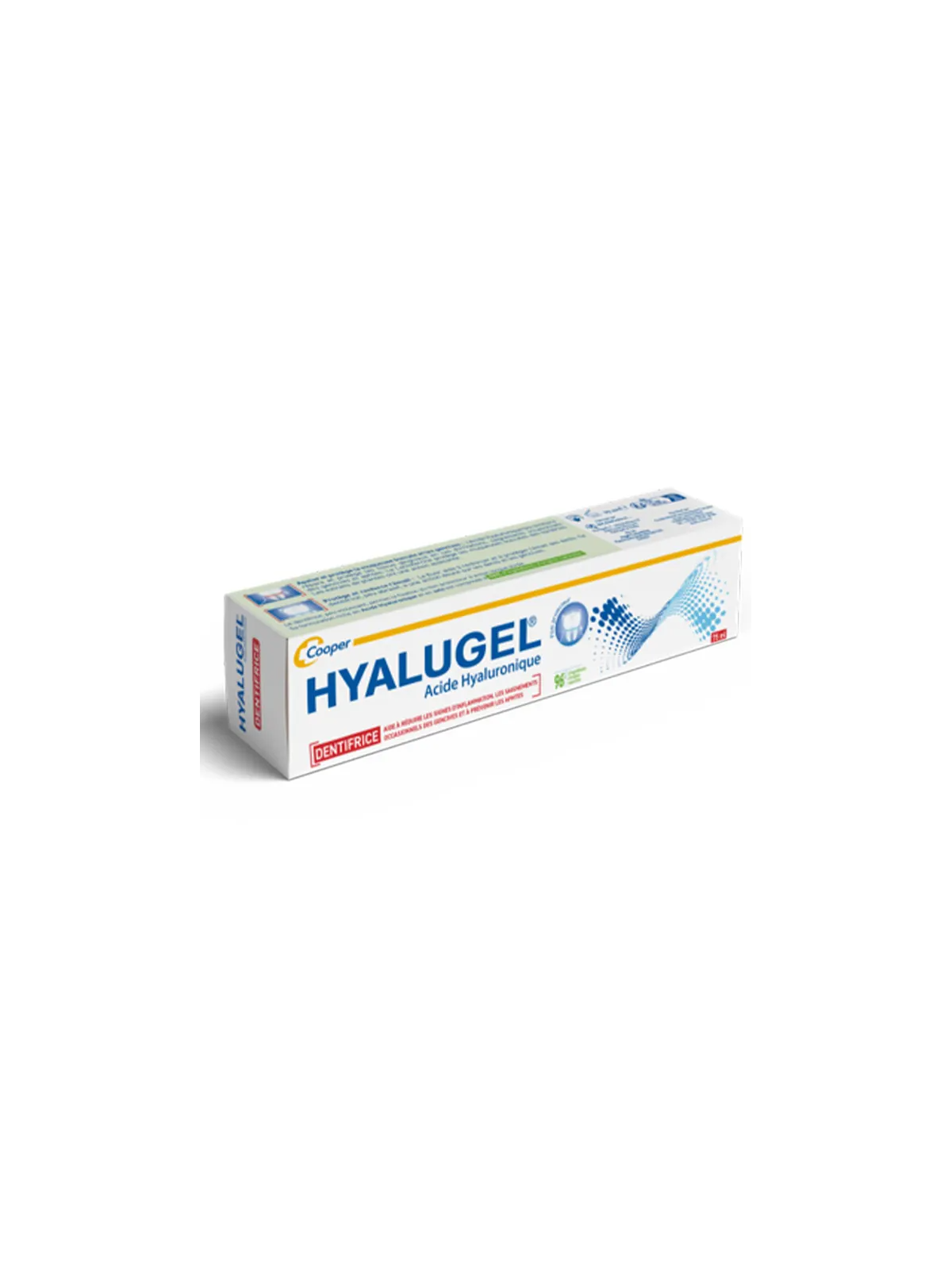 HYALUGEL Dentifrice à l'Acide Hyaluronique 75ml