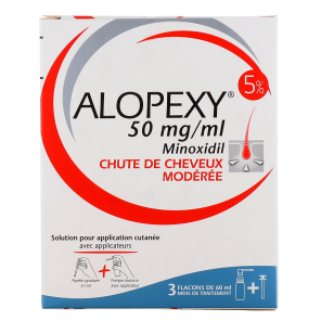 ALOPEXY 5 % Solution Cutanée 3x60ML