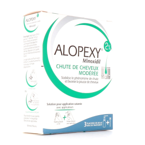 ALOPEXY 2% Solution Cutanée 3X60ML