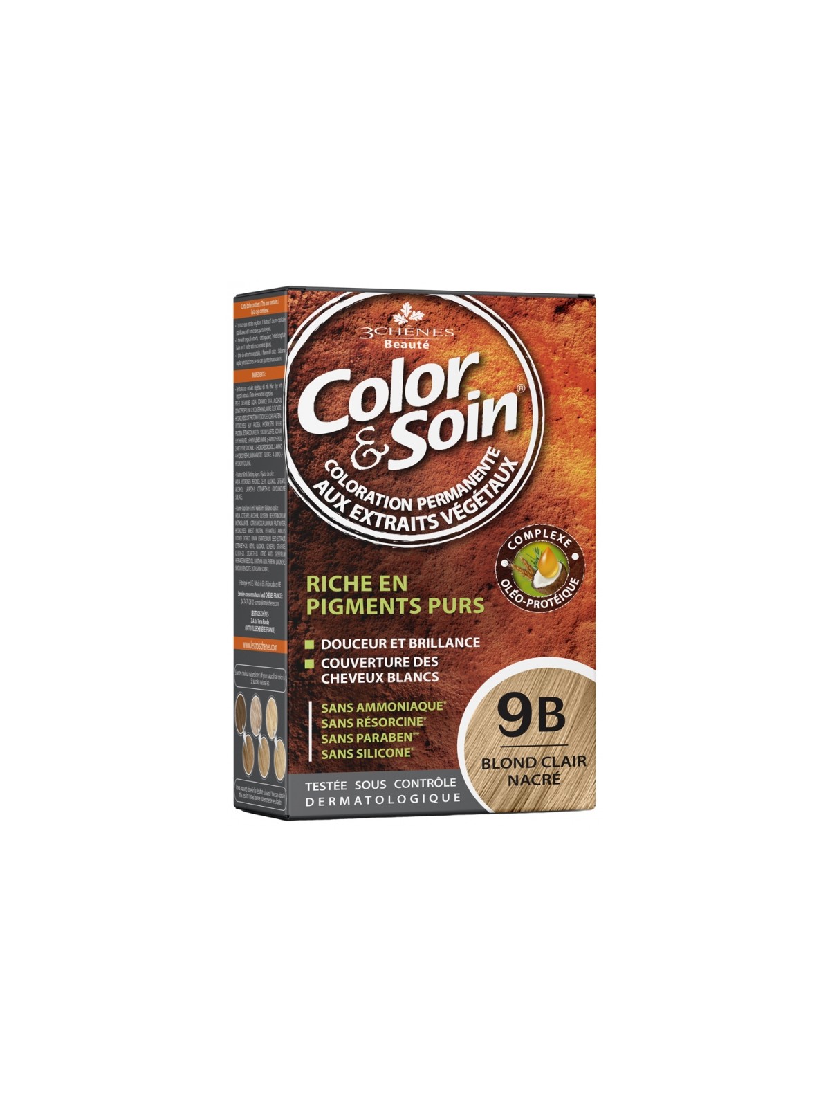 Color & Soin Coloration Permanente Blond Clair Nacré : 9B