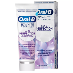 ORAL-B 3D White Advanced Dentifrice Menthe Fraîche Poivrée 75ml