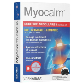 Myocalm Douleurs Musculaires 4 Patchs