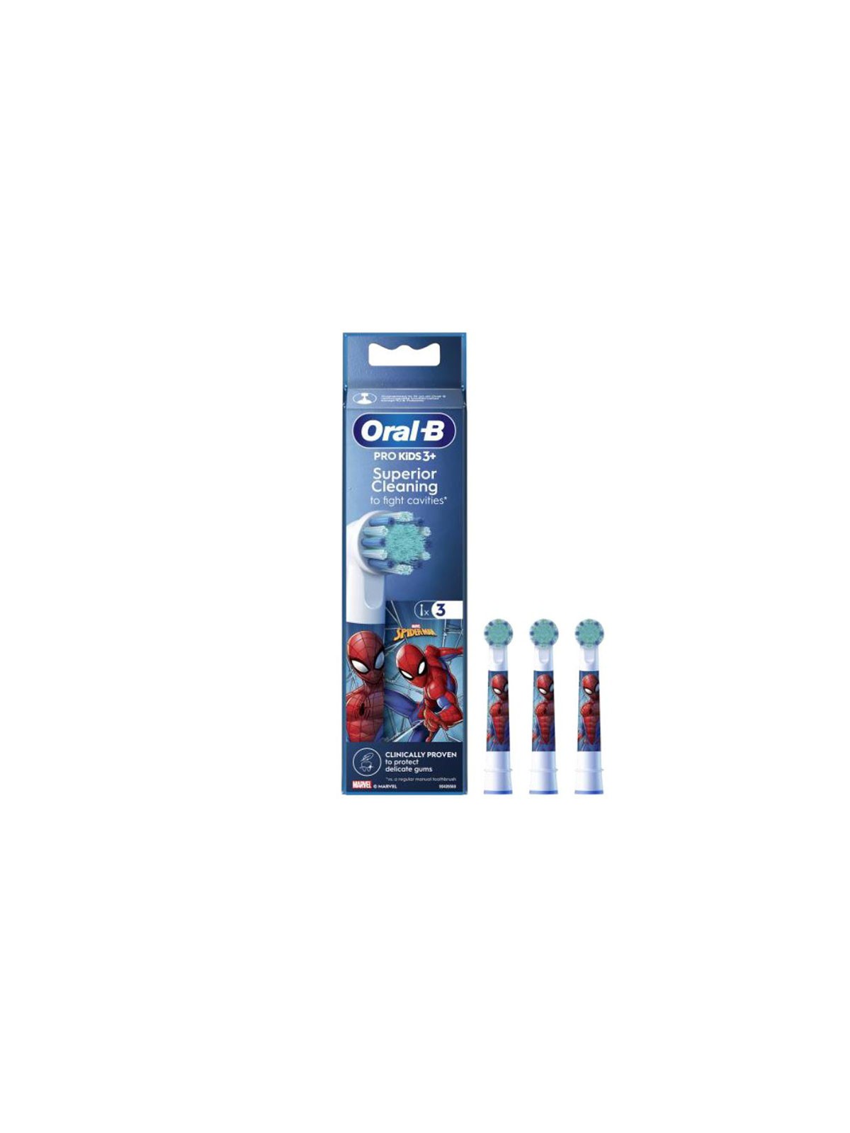 ORAL-B Brossettes Spider-man Boite de 3