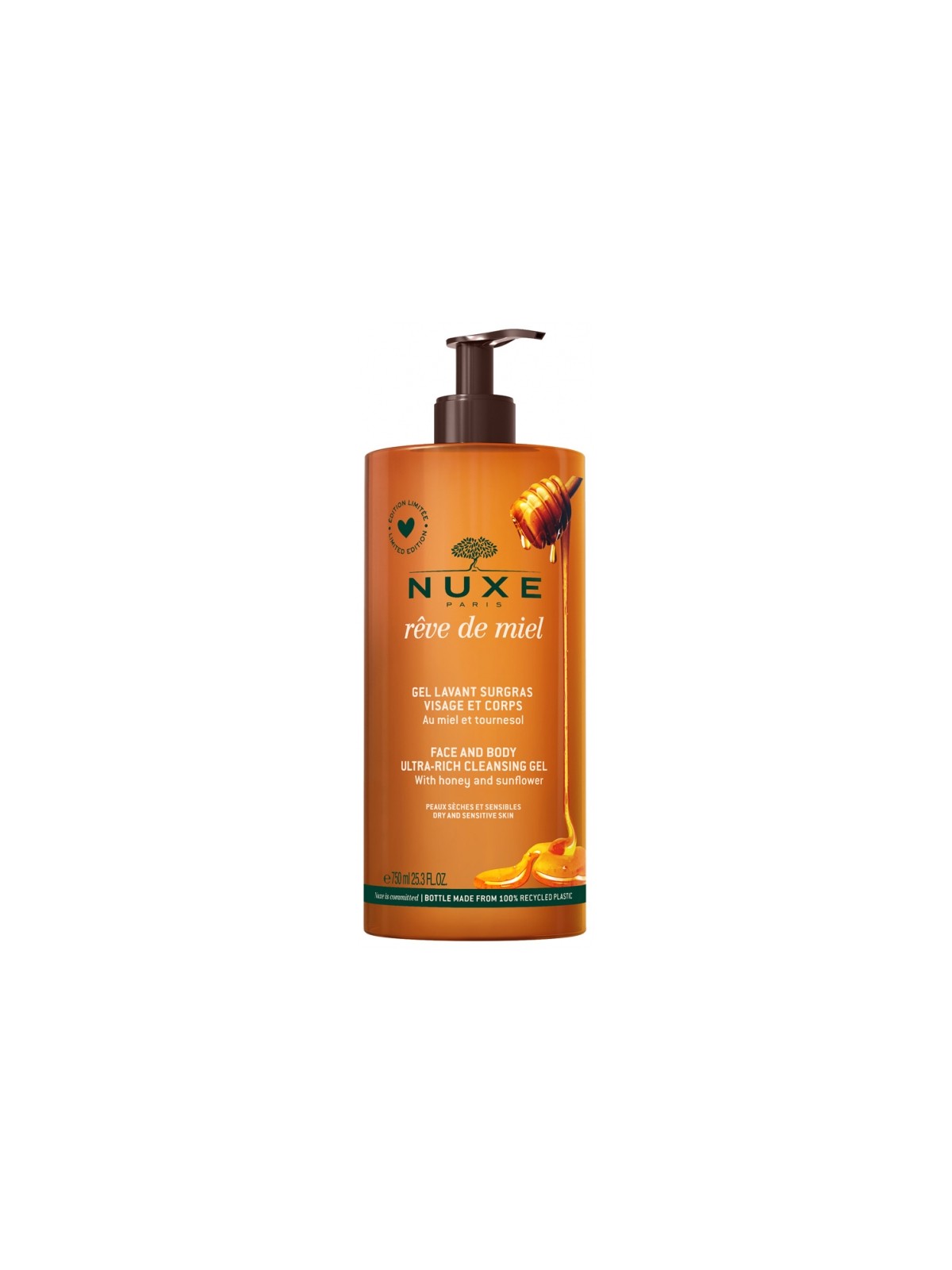 NUXE REVE DE MIEL GEL LAV SURGRAS 750ML