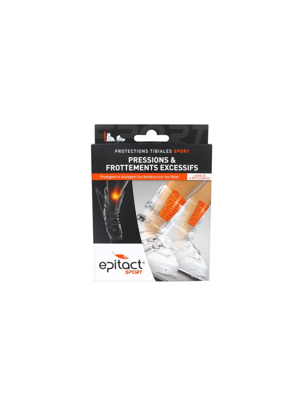 Sport Protections Tibiales Epithelium Boite de 2