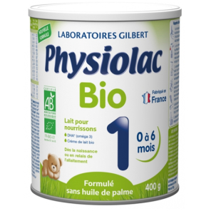 PHYSIOLAC Bio 1 0 à 6 Mois 400 g