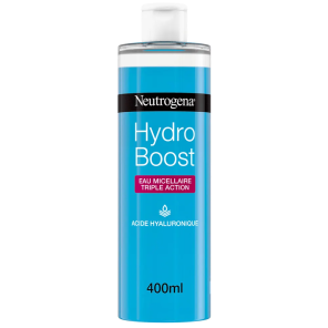 NEUTROGENA Hydro Boost Eau Micellaire Triple Action Acide Hyaluronique 400ml