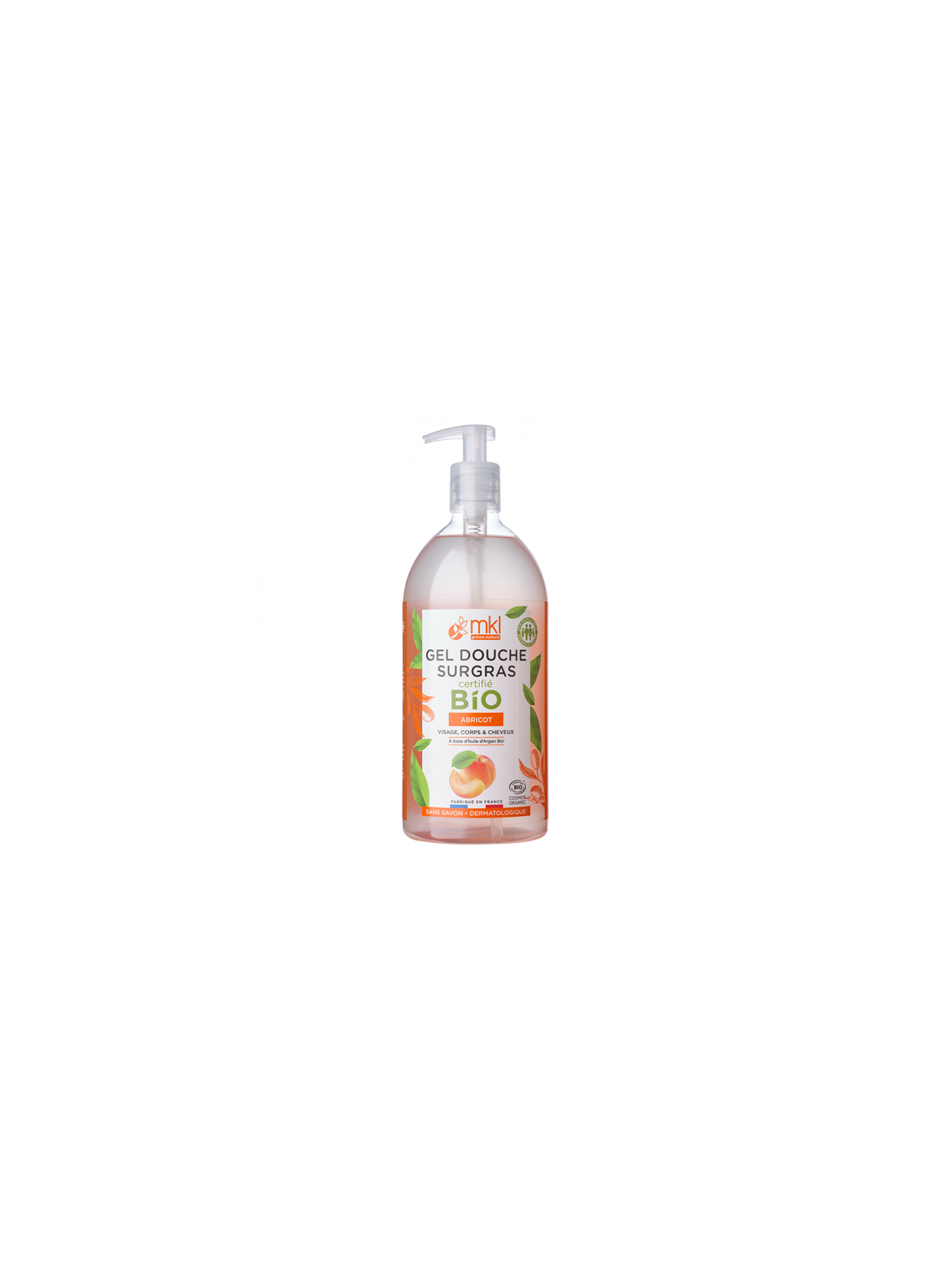 MKL GEL DOUCHE BIO ABRICOT 1L