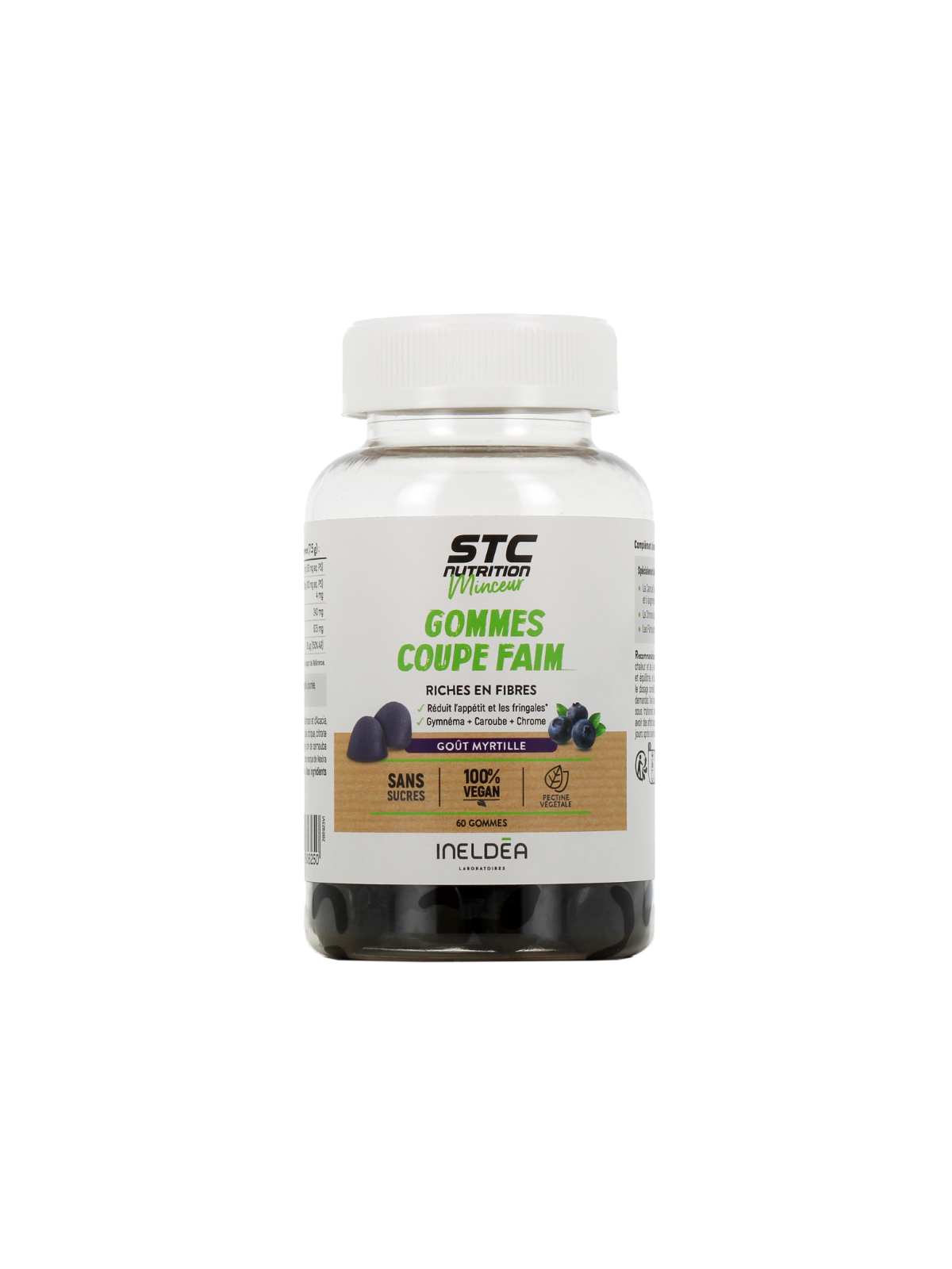 INELDEA COUPE FAIM MYRTILLE 60 GOMMES
