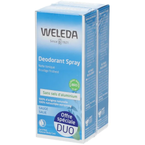 WELEDA DEO SAUGE SPR 2X100ML