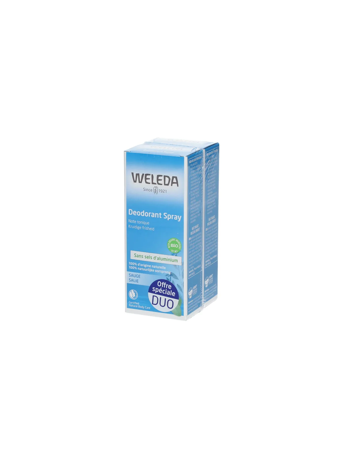 WELEDA DEO SAUGE SPR 2X100ML