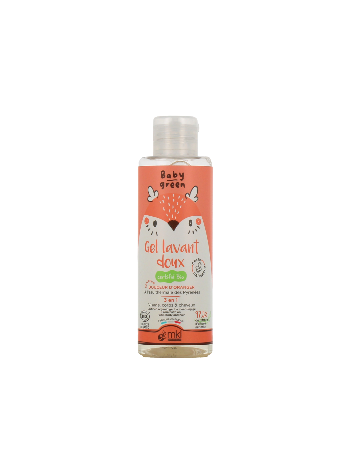 MKL GEL LAVANT BEBE BIO 100ML BABY GREEN