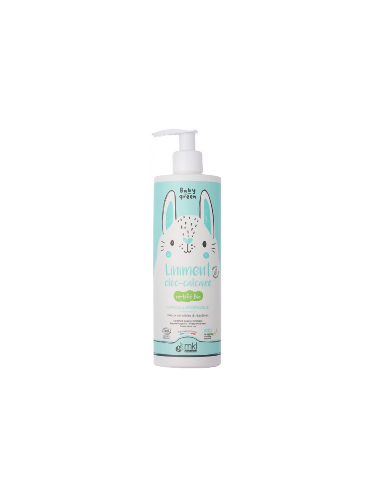 MKL Baby Green Liniment Oléo-Calcaire Bio 400 ml