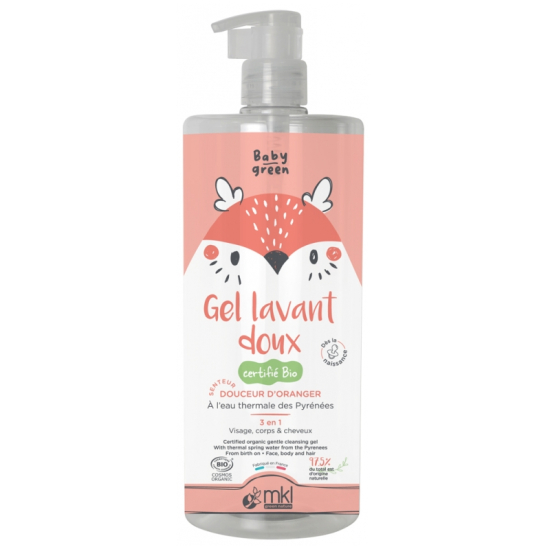 MKL Baby Green Gel Lavant Doux Bio 1 L