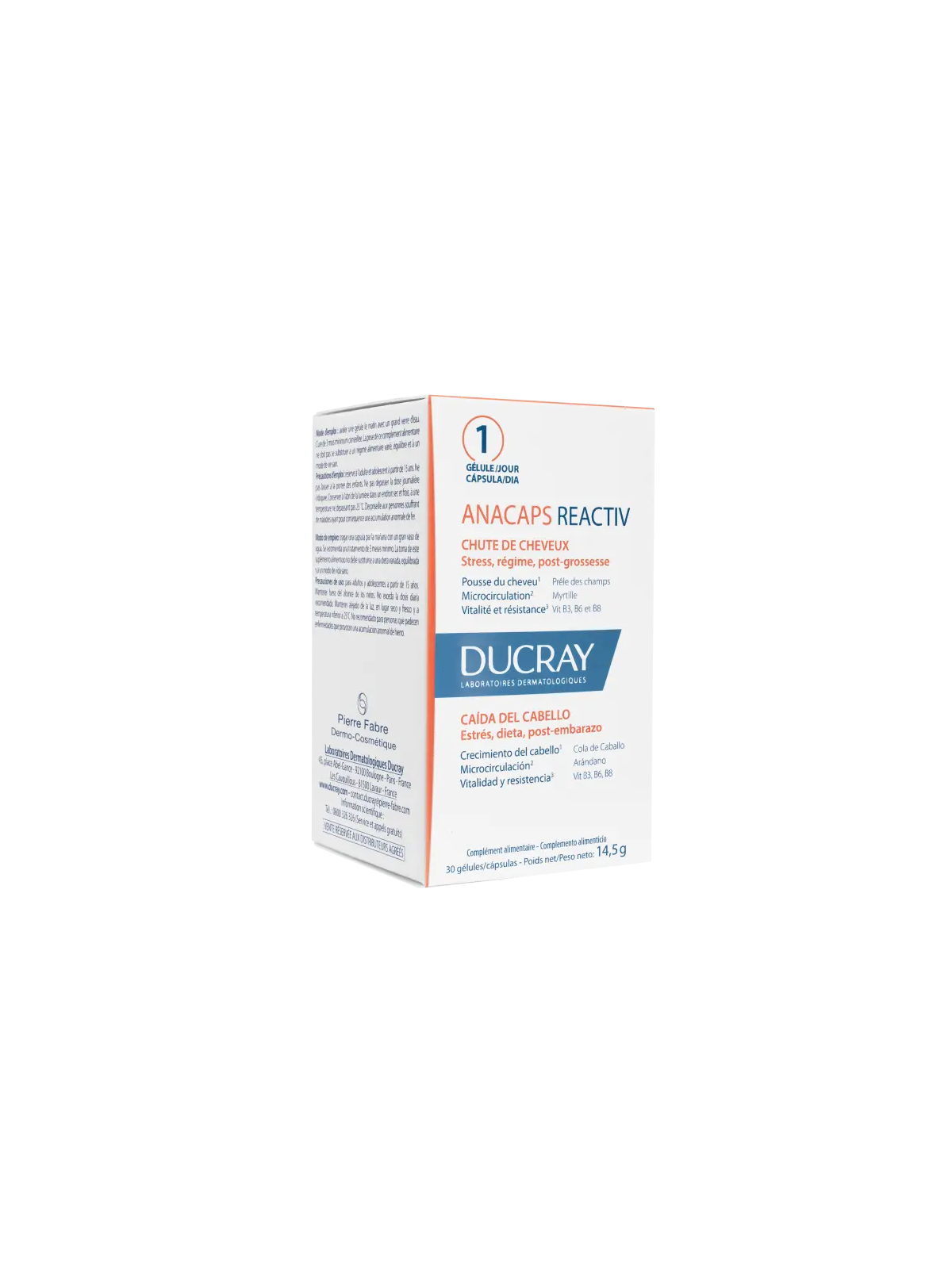 DUCRAY ANACAPS REACTIV GELU BTE 30