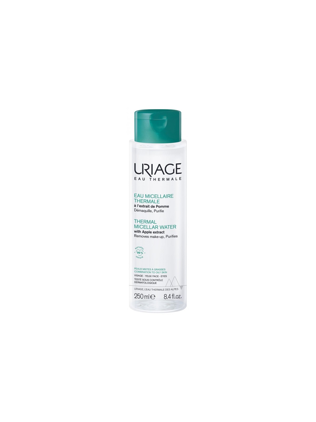 URIAGE Eau Micellaire Thermale Peaux Mixtes à Grasses 250 ml