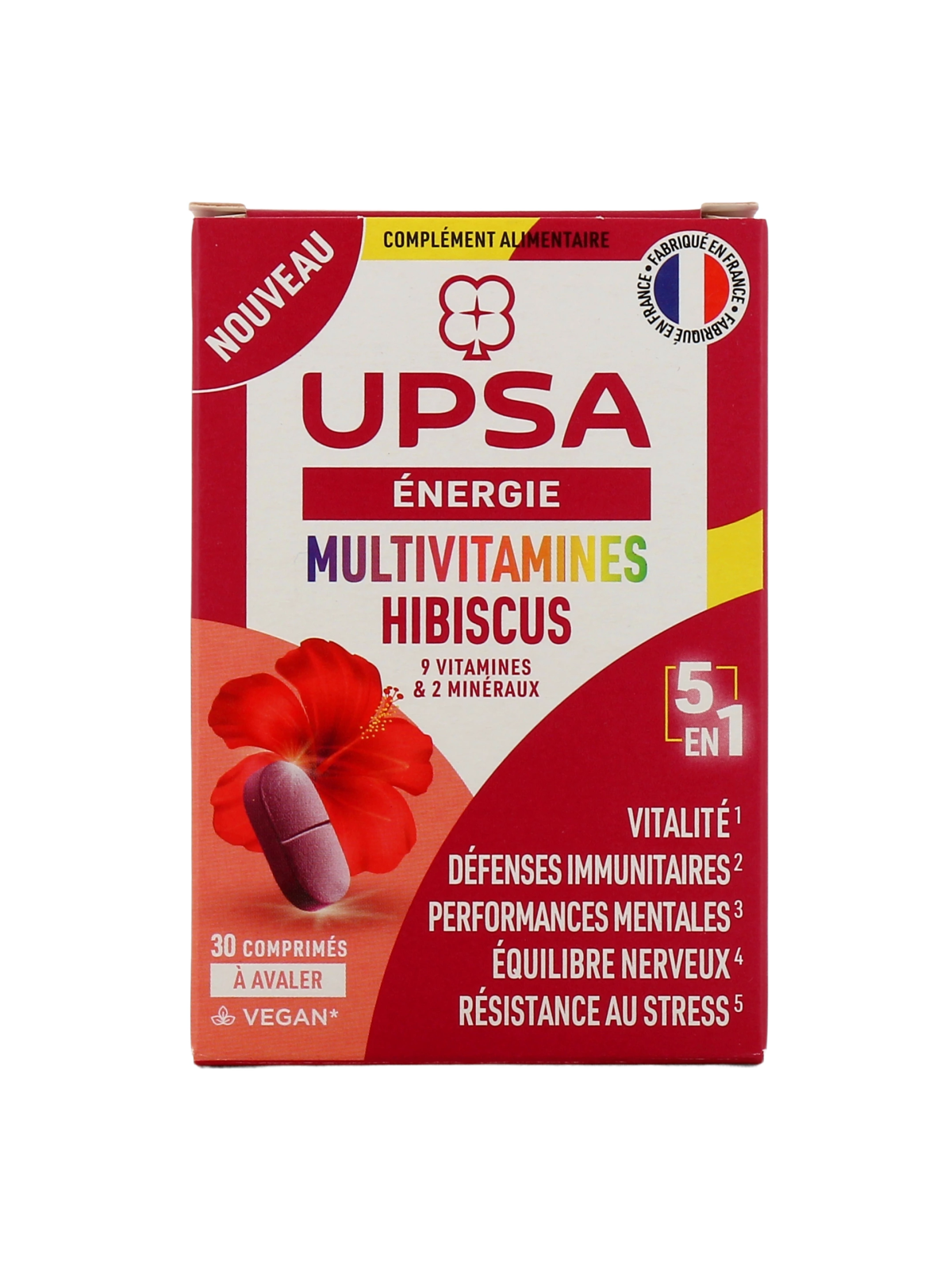 UPSA MULTIVITAMINES 5EN1 BT CPR30