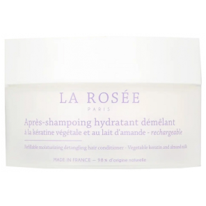 LA ROSEE Après-shampoing Hydratant Démêlant Kératine Végétale & Lait D'amande 200g