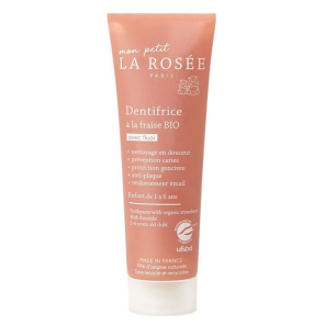 LA ROSEE Dentifrice Bébé à la fraise Bio 50ml