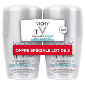 VICHY DEO ROLL ON 72H INV RESIST 2X50ML