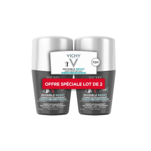 VICHY DEO HOM INVIS 72H ROLL-ON 2X50ML