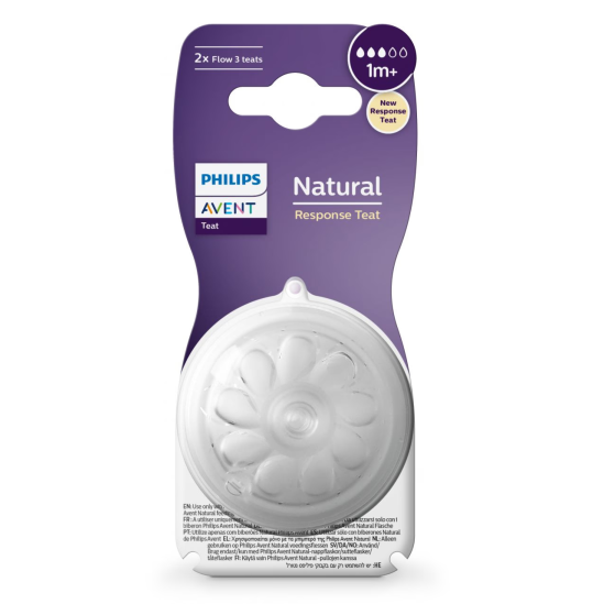 AVENT Natural Response Tétine Débit 3 Boite de 2