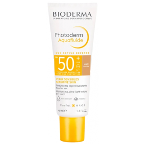 BIODERMA Photoderm Aquafluide Sun Active Defense SPF50+ Dorée 40 ml
