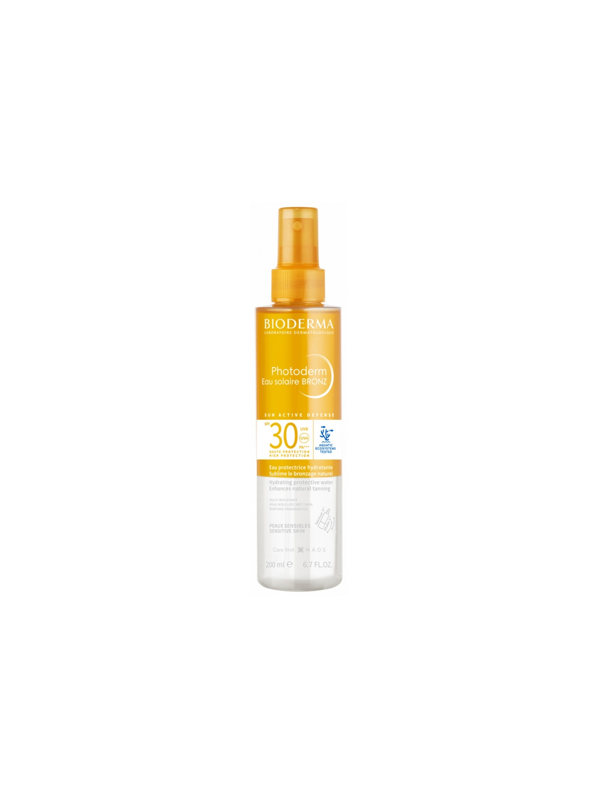 BIODERMA Photoderm Eau Solaire BRONZ SPF30 200 ml