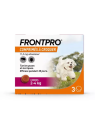 FRONTLINE Frontpro Antiparasitaire Petit Chien 2-4 kg 3 Comprimés
