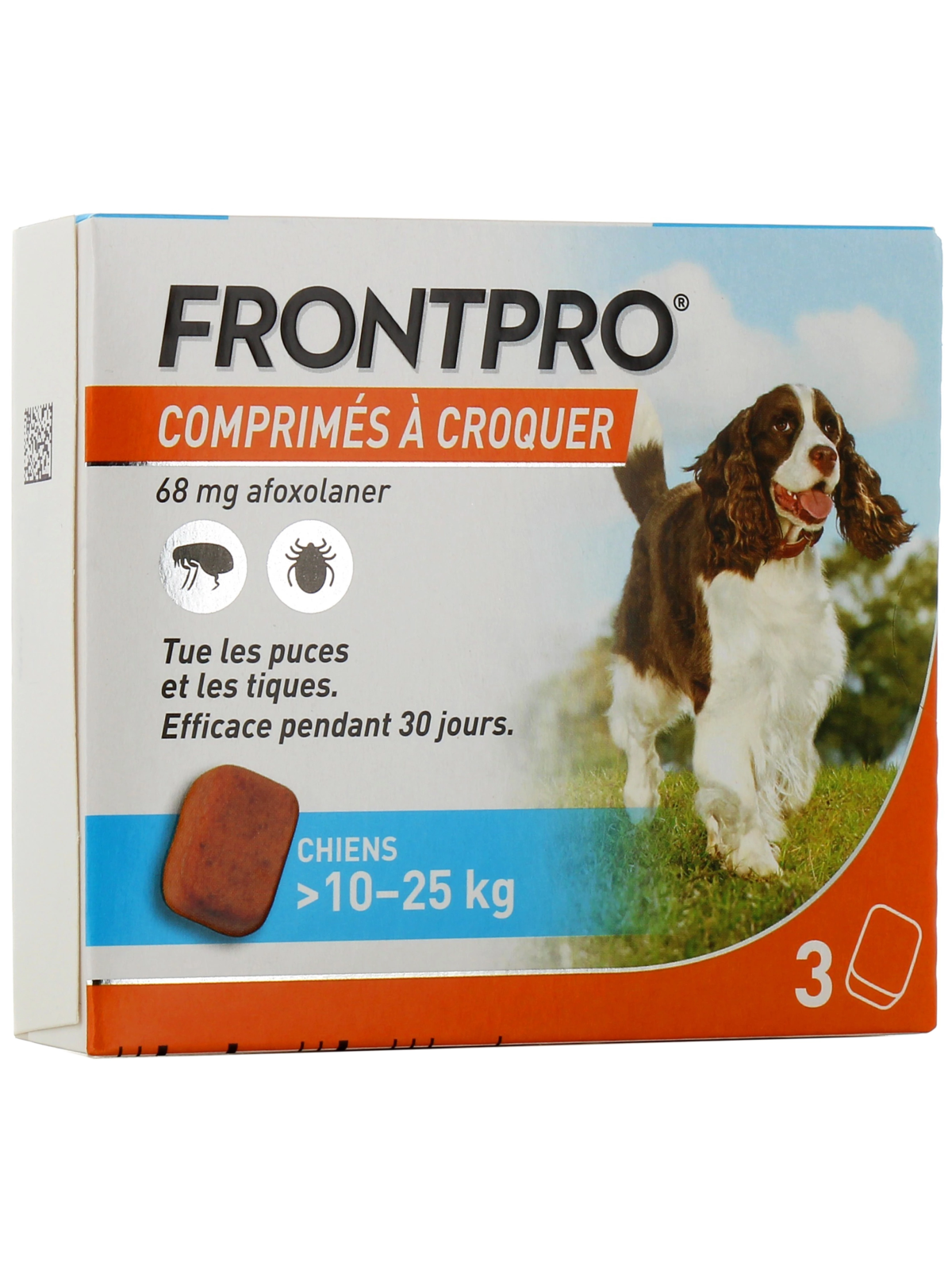 FRONTLINE Frontpro Comprimés Antiparasitaire 10-25kg boite de 3