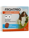 FRONTLINE Frontpro Comprimés Antiparasitaire 10-25kg boite de 3