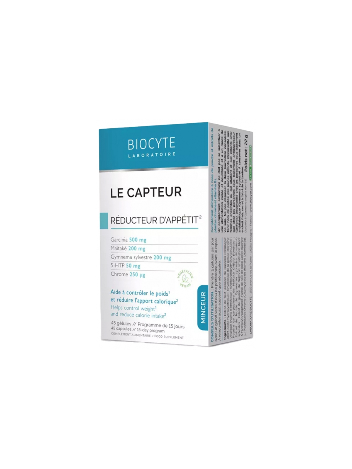 BIOCYTE Le Capteur 45 Gélules