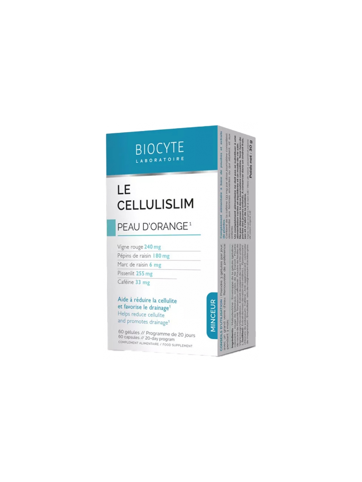 BIOCYTE Le Cellulislim 60 Gélules