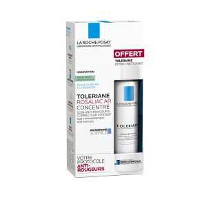 LA ROCHE-POSAY Coffret Toleriane Rosaliac AR Concentré 50ml + Toleriane Dermo-Nettoyant 50ml Offert