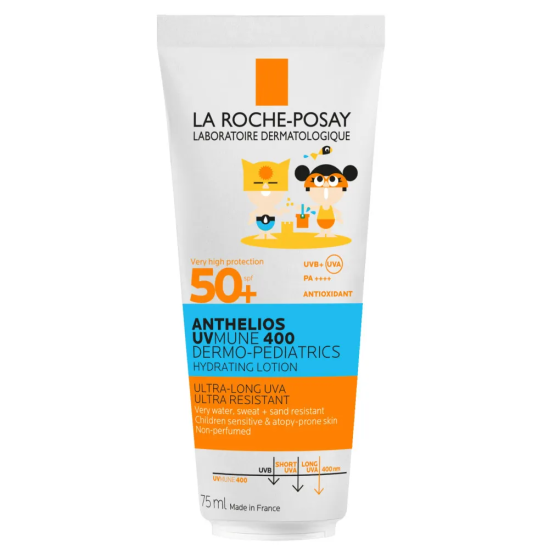 LA ROCHE-POSAY Anthelios UVMune Dermo-Pediatrics Lait SPF50+ 75 ml