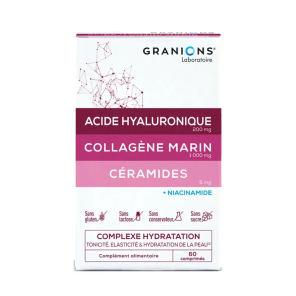 GRANIONS Complexe Hydratation Peau Cheveux et Ongles 60 Comprimés