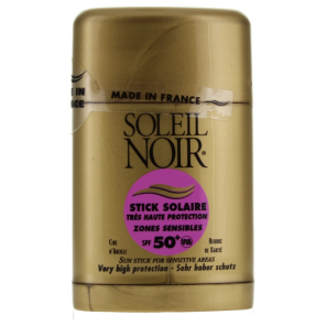 SOLEIL NOIR Stick Solaire Zones Sensibles SPF50 10 g