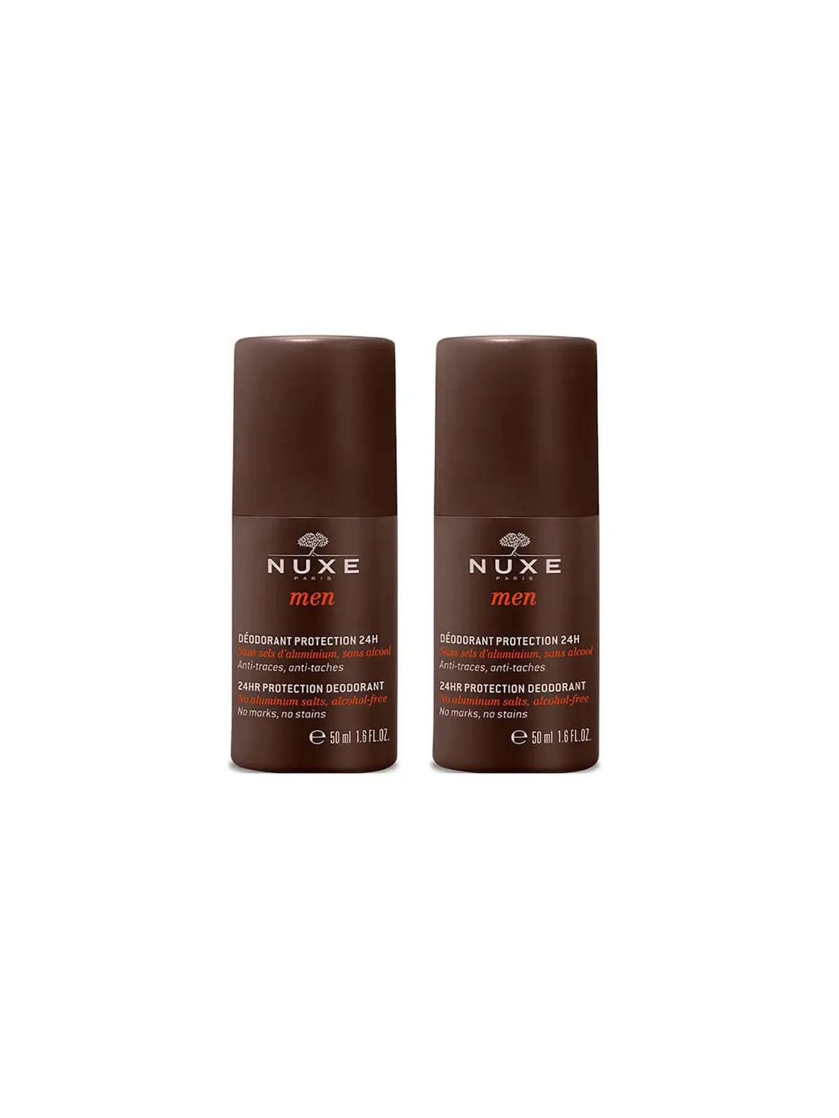 NUXE Men Déodorant Protection 24H 2x50ml