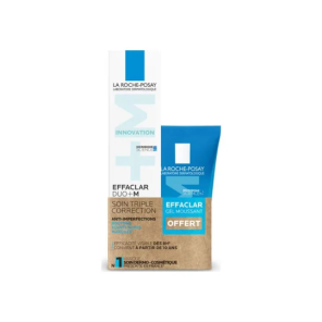 LA ROCHE-POSAY Effaclar DUO+ M Soin Triple Correction + Gel Moussant 50ml OFFERT